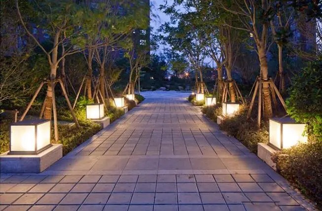 What are the main aspects of night lighting design in residential areas?